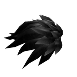 Right Dark Feathered Shoulder