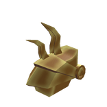 Right Gold Coated Shoulder Guard