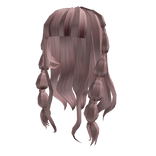 Ringlet Tied Wavy Rose