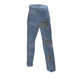 Ripped Blue Denim Jeans