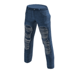 Ripped Denim Jeans (Blue)