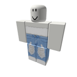 Ripped Jeans & White Ruffled Top