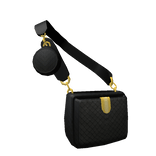 RO BL OX Front Purse Black