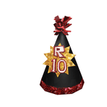 ROBLOX 10th Anniversary Party Hat