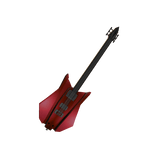 Rockin Red Back Guitar