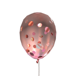 Rose Gold Confetti Balloon