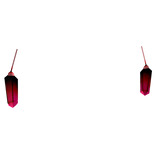 Ruby Crystal Earrings