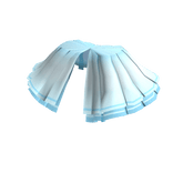 Ruffle Accent in Blue