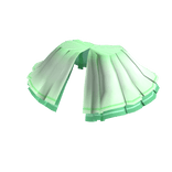 Ruffle Accent in Green