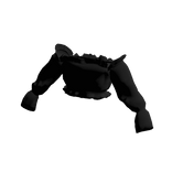 Ruffled Black Top with Sleeves