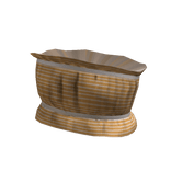 Ruffled Top - Yellow Stripes