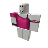 [S] Pink Over-The-Shoulder Shirt