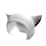 Sad Cat Hood (White)