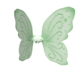 Sage Green Sparkly Fairy Wings