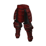Samurai Armor Legs - Red