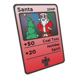 Santa Trading Card