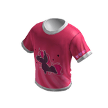 Satisfied Unicorn 🦄 Ringer Tee Pink & White