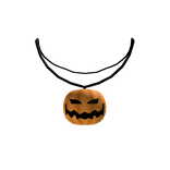 Scary Pumpkin Necklace