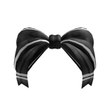 School Girl HeadBow Black