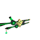 Sci - fi Katana(Black and Green)