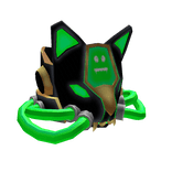 Sci-fi Panther Mask(Black and Green)