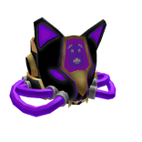 Sci-fi Panther Mask(Black and Purple)