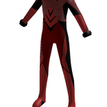 Sci-Fi Pilot Jumpsuit (Red)