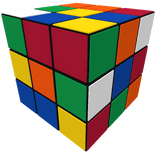 Scrambled Puzzle Cube Shoulder Fixed