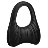 Scrunched Latex Purse in Black