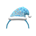 Sequin Santa Tiara Headband Blue