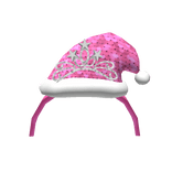 Sequin Santa Tiara Headband Pink