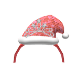 Sequin Santa Tiara Headband Red