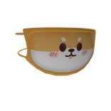 Shiba Face Mask