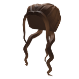 Shimmering Brown French Braids