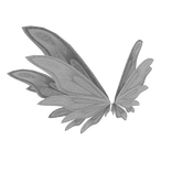 Shimmering Silver Wings