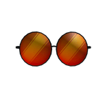 Shiny Glasses - Orange
