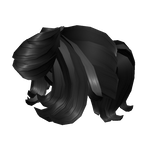 Short Black Hair in a Ponytail