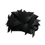 Short Black Messy Hair