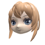 Short Blonde Anime Mask