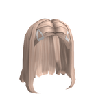 Short Blonde Hair with Clips