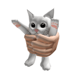 Short Cute Handheld Kitten