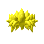 Short Yellow Blonde Spiky Anime Hair