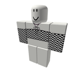 Shoulderless checkered crop top w black choke 