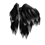 Shy Dark Angel Wings