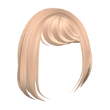 Side Swept Bangs in Blonde