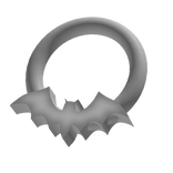 Silver Bat Nose Piercing (3.0)