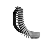 Silver Bullet Belt 1.0 Emo Grunge Goth