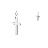 Silver Cross Earrings
