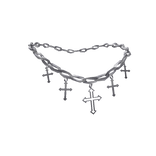 Silver Cross Necklace 3.0