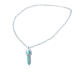 Silver Crystal Necklace